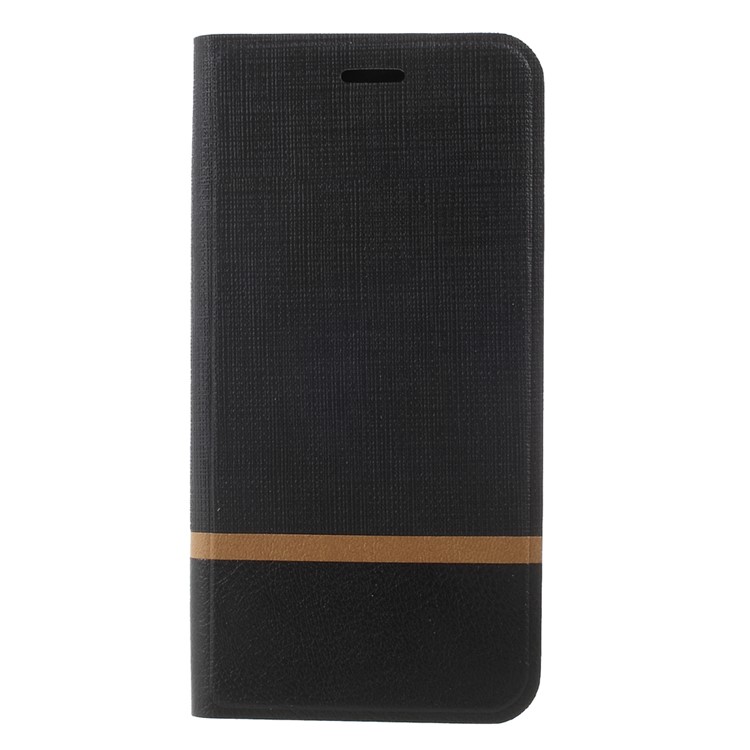 Cross Texture Stand Leather Card Holder Case for Asus ZenFone 4 Selfie ZD553KL/ 4 Selfie ZB553KL/ 4 Selfie Lite ZB553KL - Black-3