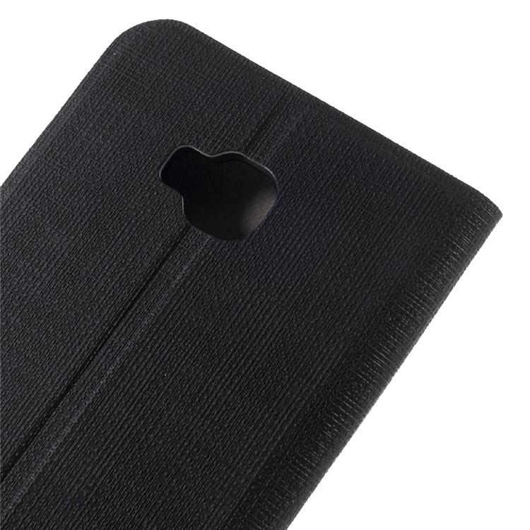 Cross Texture Stand Leather Card Holder Case for Asus ZenFone 4 Selfie ZD553KL/ 4 Selfie ZB553KL/ 4 Selfie Lite ZB553KL - Black-8