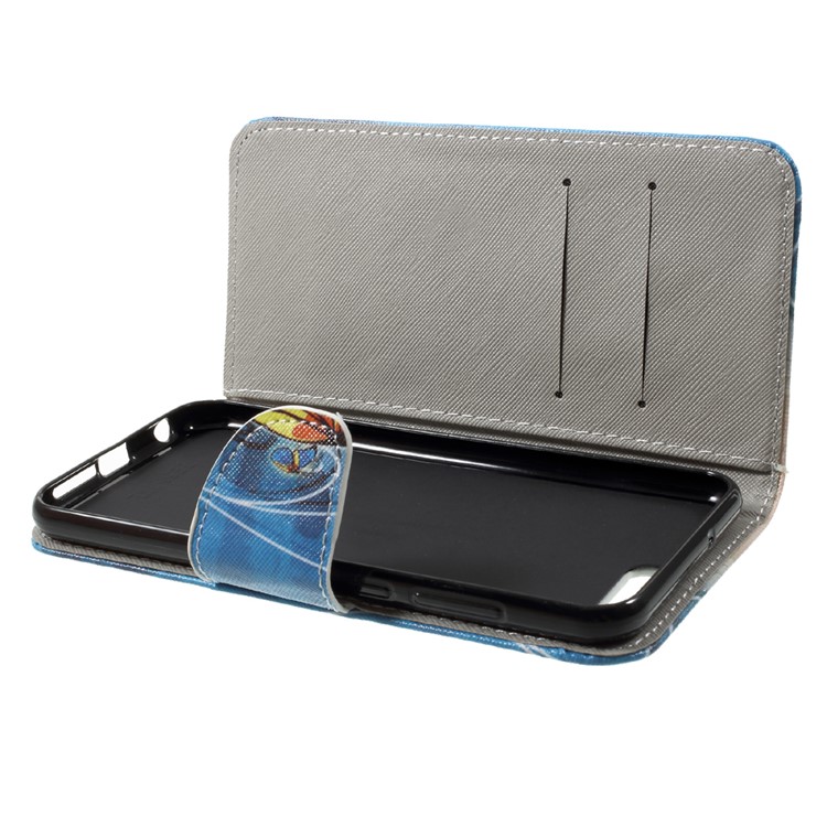 Patterned PU Leather Mobile Phone Shell Card Slots for Asus ZenFone 4 (ZE554KL) - Beautiful Butterfly-5