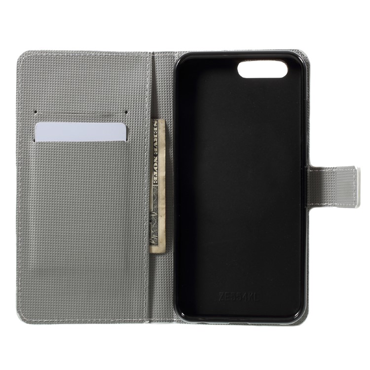 Patterned PU Leather Wallet Stand Cell Phone Case for Asus ZenFone 4 (ZE554KL) - Lovely Little Owls-5