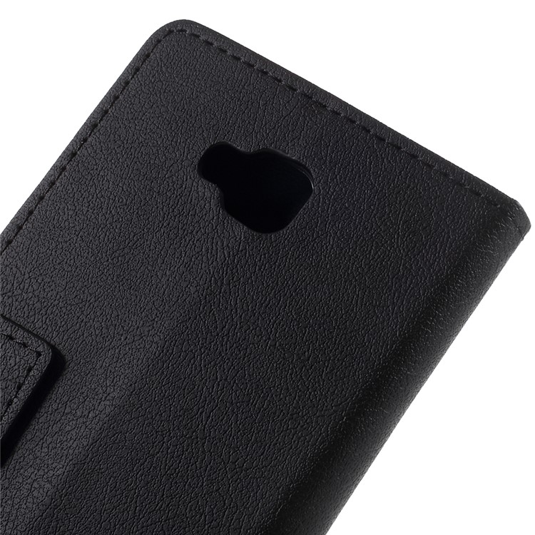 PU Leather Wallet Stand Phone Case for Asus ZenFone 4 Selfie ZD553KL/ 4 Selfie ZB553KL/ 4 Selfie Lite ZB553KL - Black-8