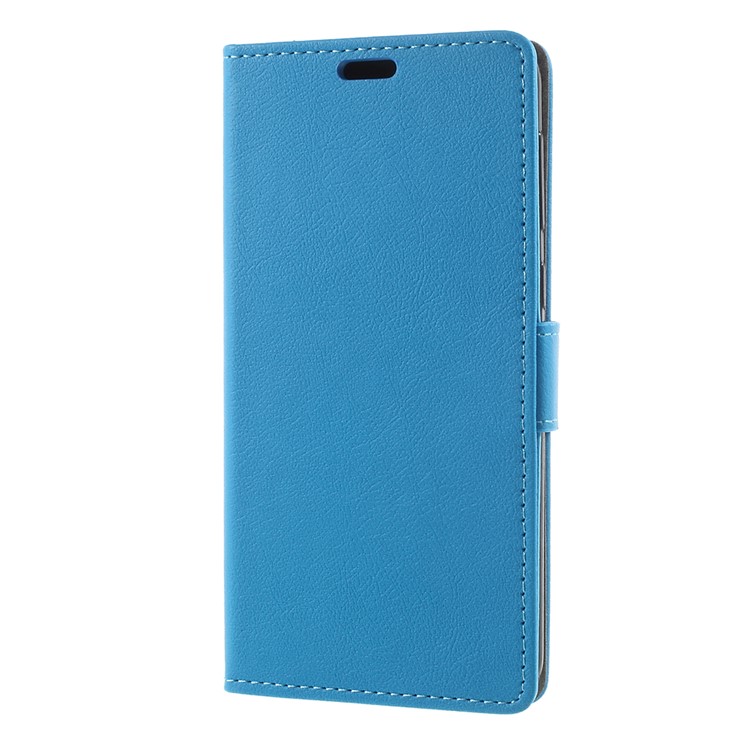 For Asus ZenFone 4 Selfie ZD553KL/ 4 Selfie ZB553KL/ 4 Selfie Lite ZB553KL PU Leather Wallet Stand Phone Case - Blue-1