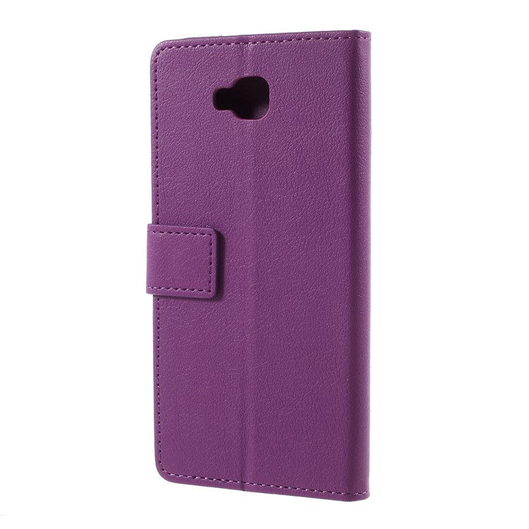 For Asus ZenFone 4 Selfie ZD553KL/ 4 Selfie ZB553KL/ 4 Selfie Lite ZB553KL PU Leather Wallet Stand Phone Case Accessory - Purple-2