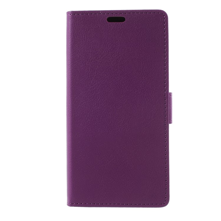 For Asus ZenFone 4 Selfie ZD553KL/ 4 Selfie ZB553KL/ 4 Selfie Lite ZB553KL PU Leather Wallet Stand Phone Case Accessory - Purple-3