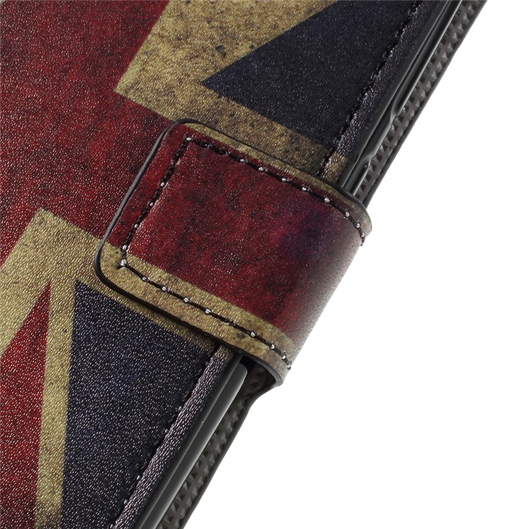 Pattern Printing PU Leather Magnetic Wallet Stand Protective Phone Shell for Asus ZenFone 4 Max (ZC554KL) / 4 Max Pro (ZC554KL) / 4 Max Plus (ZC554KL) - Flag of British-9