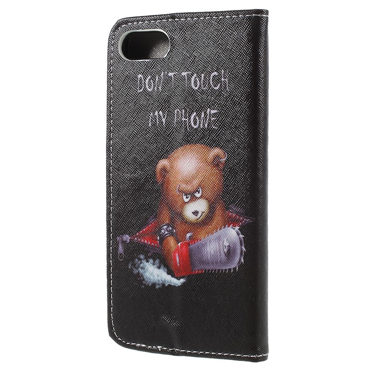 For Asus ZenFone 4 Max /4 Max Pro /4 Max Plus (ZC554KL) Patterned Leather Wallet Stand Phone Case - Warn from Bear-3