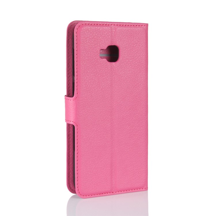 Litchi Skin Leather Wallet Case for Asus ZenFone 4 Selfie ZD553KL/ 4 Selfie ZB553KL/ 4 Selfie Lite ZB553KL - Rose-6