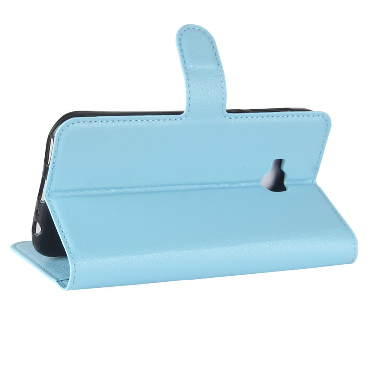 Litchi Skin Wallet Leather Cover Case for Asus ZenFone 4 Selfie ZD553KL/ 4 Selfie ZB553KL/ 4 Selfie Lite ZB553KL - Baby Blue-5