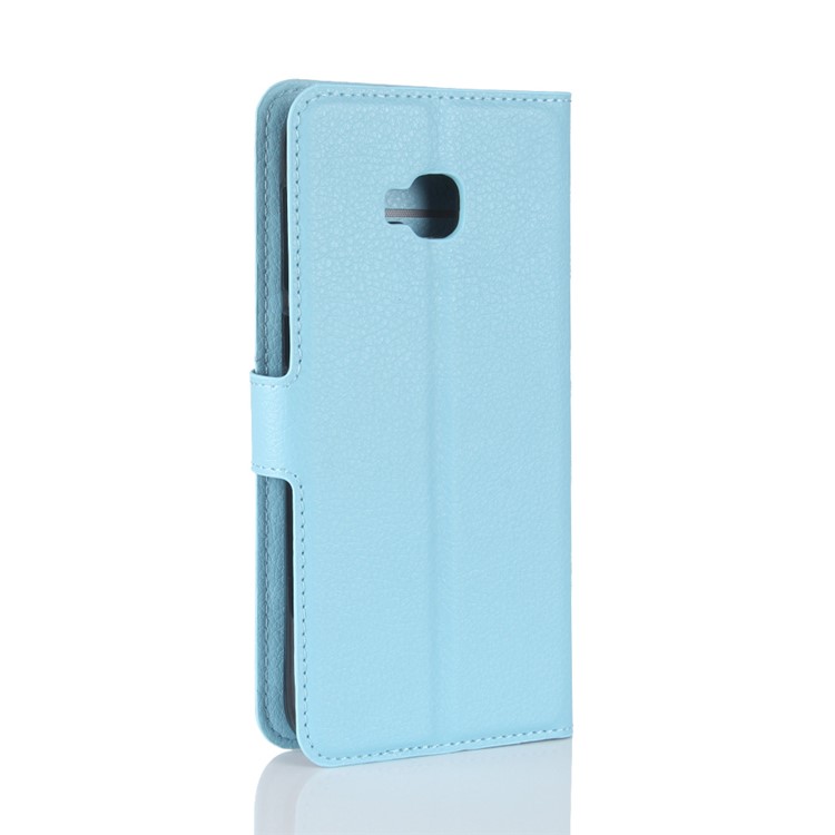 Litchi Skin Wallet Leather Cover Case for Asus ZenFone 4 Selfie ZD553KL/ 4 Selfie ZB553KL/ 4 Selfie Lite ZB553KL - Baby Blue-6