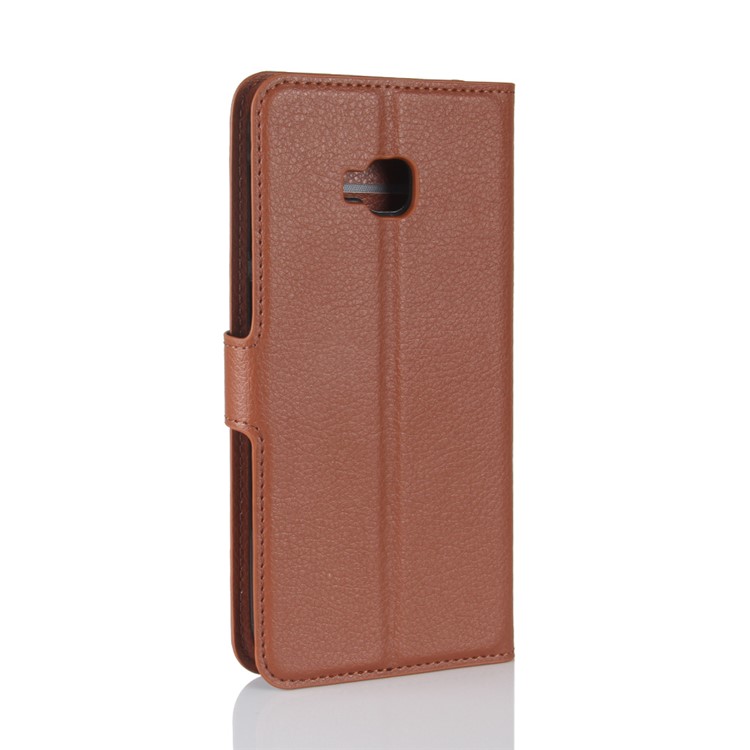 Custodia Portafoglio Telefono Pelle Pelle Litchi Per Asus Zenfone 4 Selfie ZD553KL / 4 Selfie ZB553KL / 4 Selfie Lite ZB553KL - Marrone-6