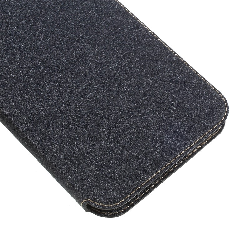 Sand-like Texture Magnetic Leather Stand Case for Asus Zenfone 4 Selfie Pro ZD552KL - Black-7