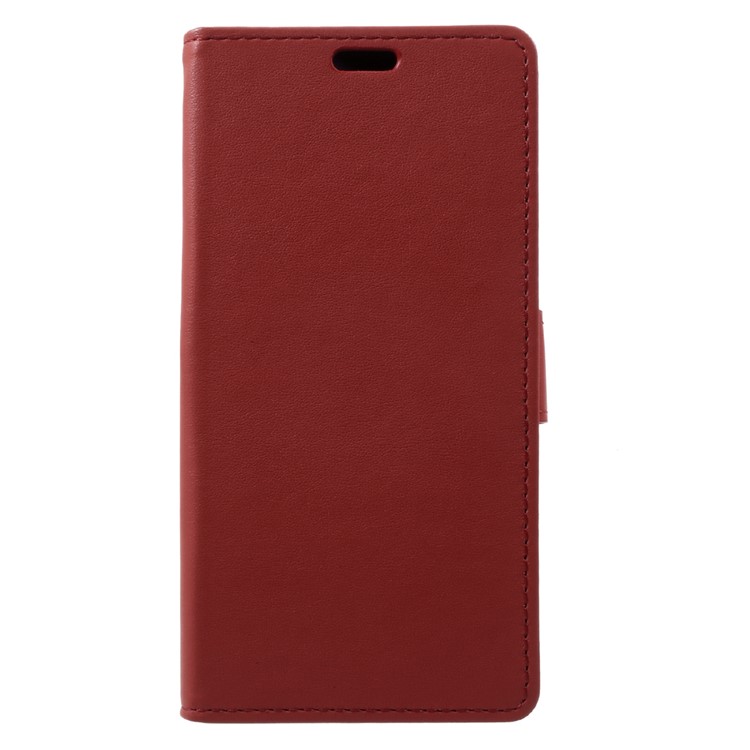 PU Leather Wallet Mobile Phone Case for Asus Zenfone 4 Max ZC520KL - Red-3