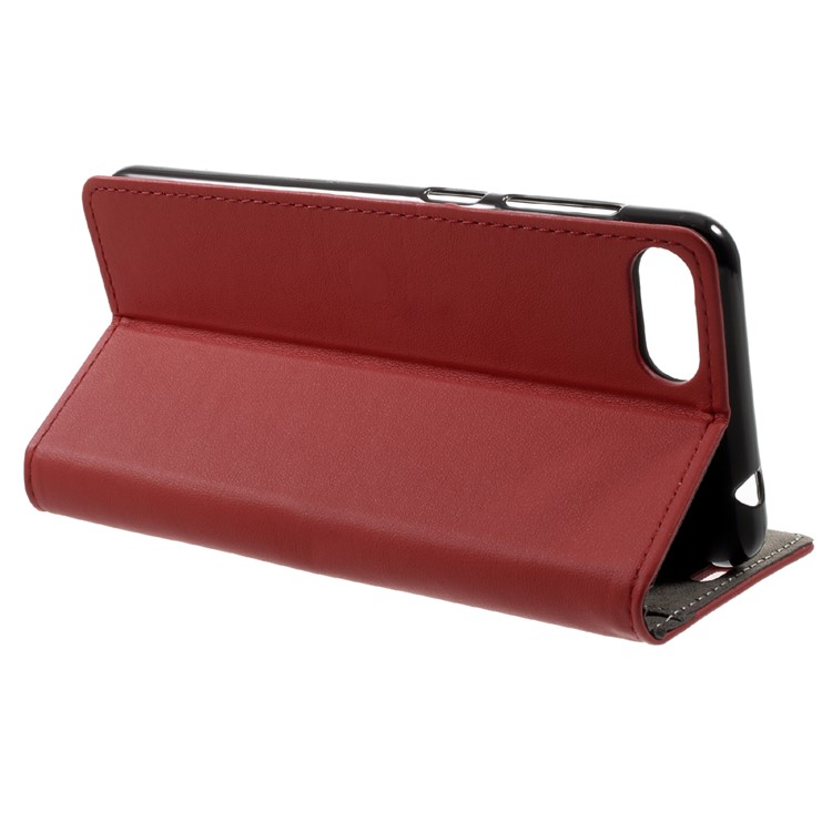PU Leather Wallet Mobile Phone Case for Asus Zenfone 4 Max ZC520KL - Red-4