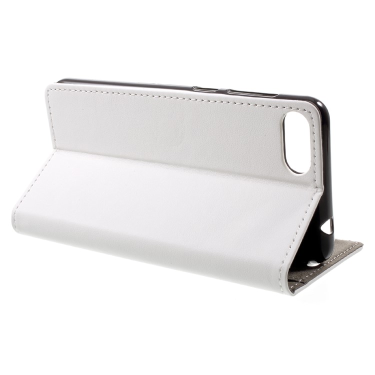 PU Leather Wallet Cell Phone Case Shell for Asus Zenfone 4 Max ZC520KL - White-4