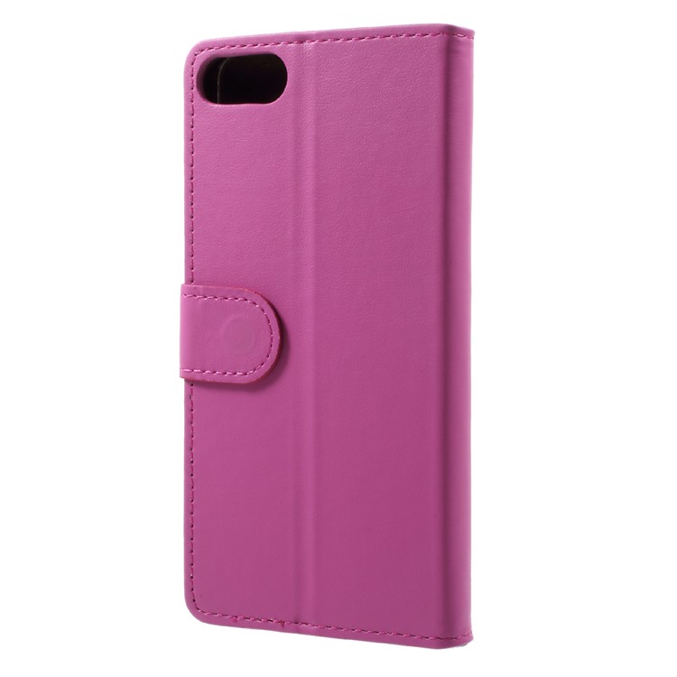 PU Leather Wallet Stand Mobile Protective Case for Asus Zenfone 4 Max ZC520KL - Rose-2