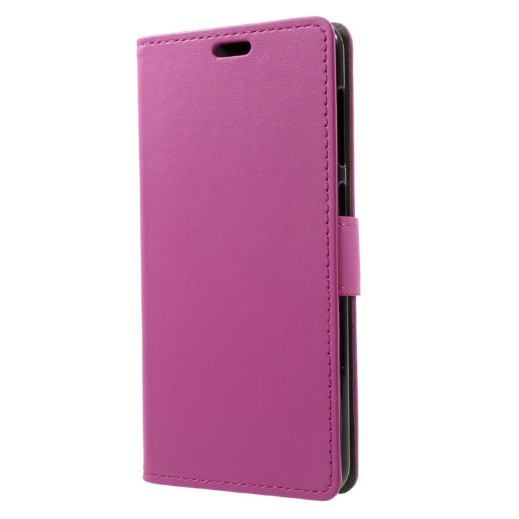 PU Leather Wallet Stand Mobile Protective Case for Asus Zenfone 4 Max ZC520KL - Rose-3