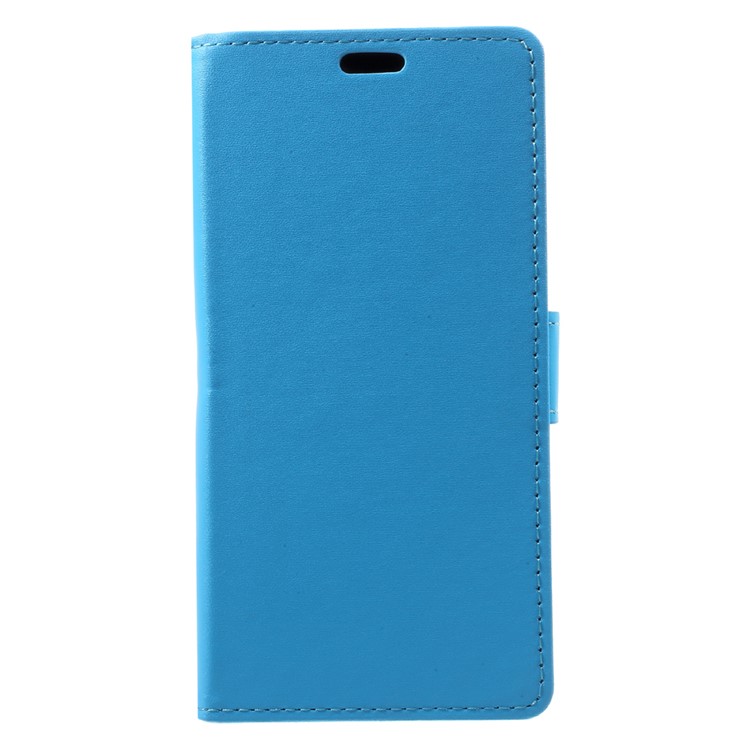 For Asus Zenfone 4 Max ZC520KL PU Leather Wallet Mobile Phone Case - Blue-1