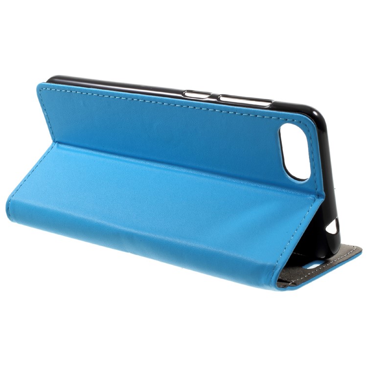 For Asus Zenfone 4 Max ZC520KL PU Leather Wallet Mobile Phone Case - Blue-4