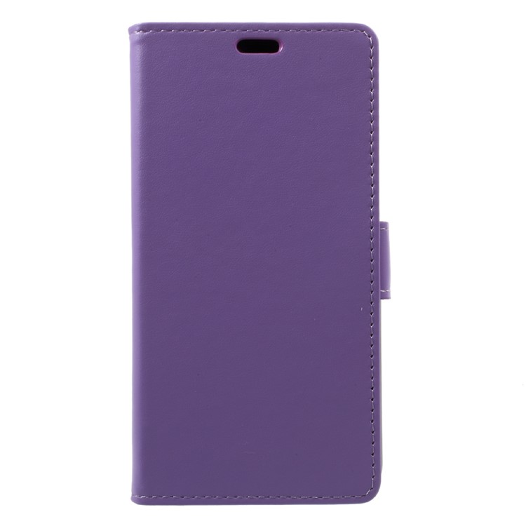 For Asus Zenfone 4 Max ZC520KL PU Leather Wallet Mobile Phone Case Accessory - Purple-1