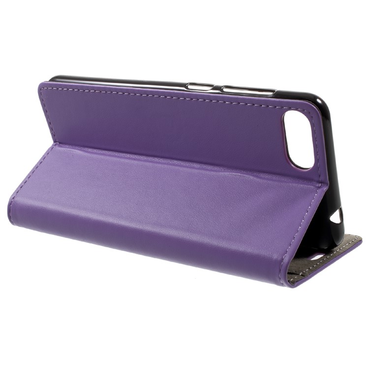 For Asus Zenfone 4 Max ZC520KL PU Leather Wallet Mobile Phone Case Accessory - Purple-4