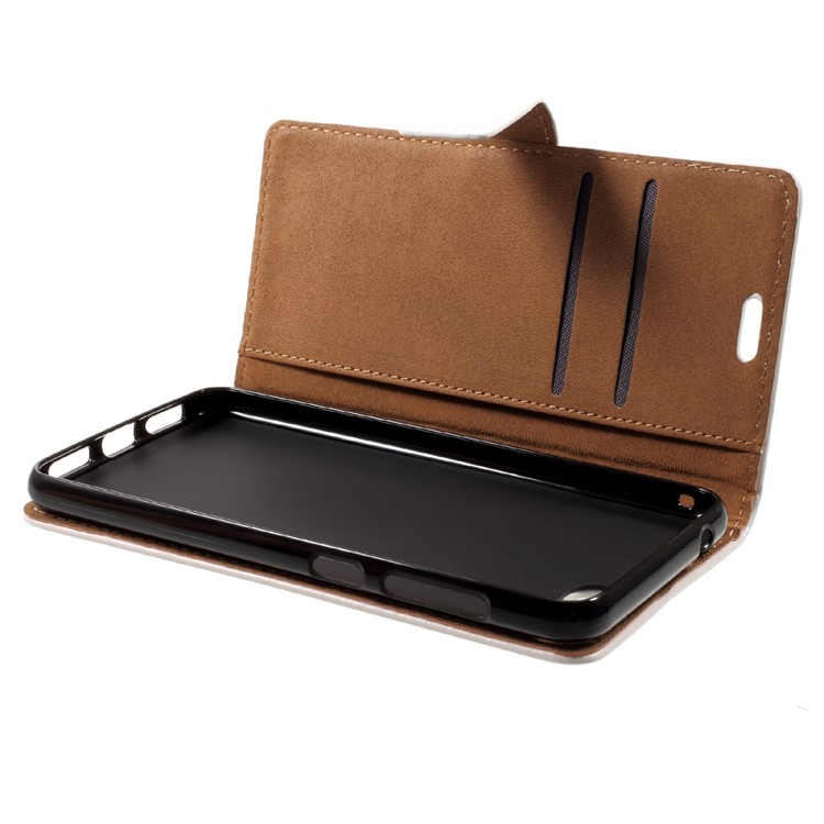Patterned PU Leather Wallet Stand Protective Phone Cover for Asus Zenfone 4 Max ZC520KL - Bird Couple-5