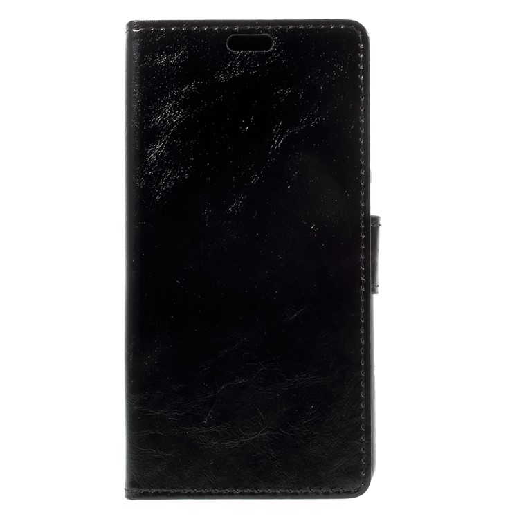 Crazy Horse Magnetic Stand Wallet Leather Mobile Phone Case for Asus Zenfone 4 Max ZC520KL - Black-3