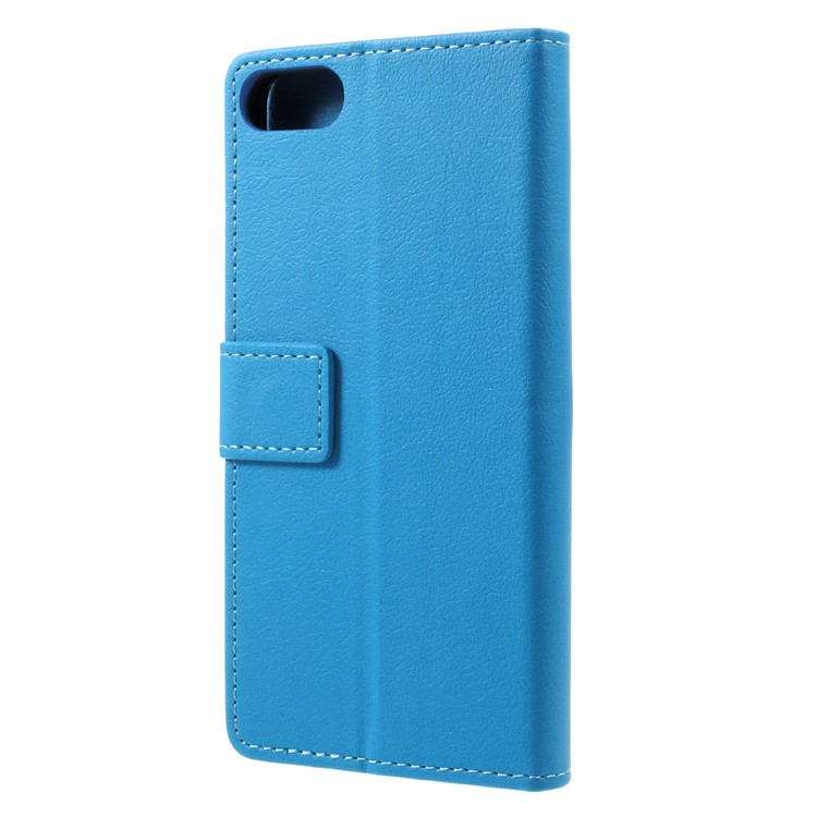Wallet Magnetic Stand Leather Mobile Phone Case for Asus Zenfone 4 Max ZC520KL - Blue-2