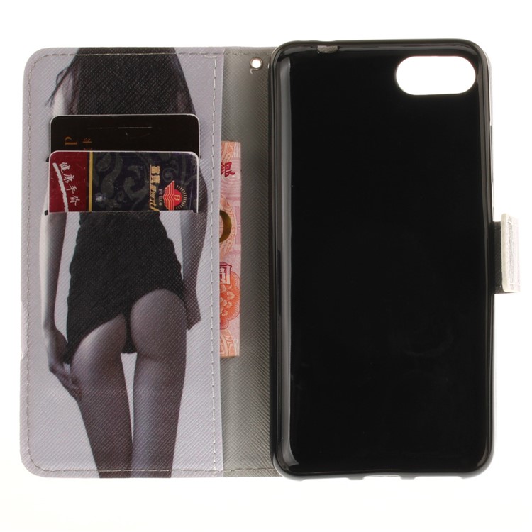 Pattern Printing PU Leather Wallet Case for Asus Zenfone 4 MAX /4 Max Pro /4 Max Plus ZC554KL - Beauty Pattern-9
