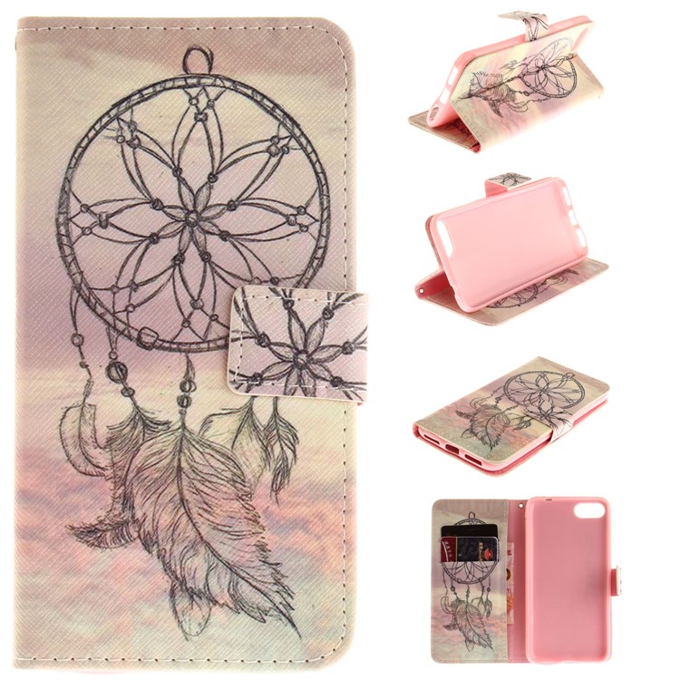 Pattern Printing Wallet Leather Stand Case for Asus Zenfone 4 MAX /4 Max Pro /4 Max Plus ZC554KL - Dream Catcher-1