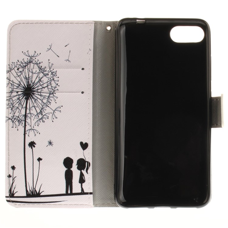 Pattern Printing Magnetic Leather Wallet Case for Asus Zenfone 4 MAX /4 Max Pro /4 Max Plus ZC554KL - Dandelion and Lovers-10