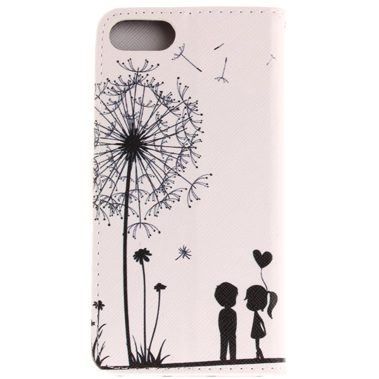 Pattern Printing Magnetic Leather Wallet Case for Asus Zenfone 4 MAX /4 Max Pro /4 Max Plus ZC554KL - Dandelion and Lovers-3