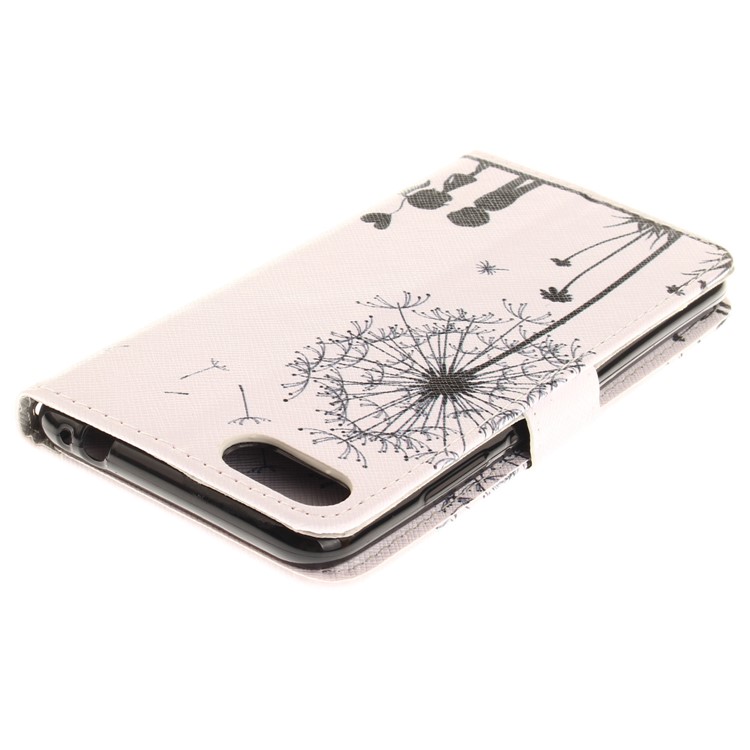 Pattern Printing Magnetic Leather Wallet Case for Asus Zenfone 4 MAX /4 Max Pro /4 Max Plus ZC554KL - Dandelion and Lovers-5