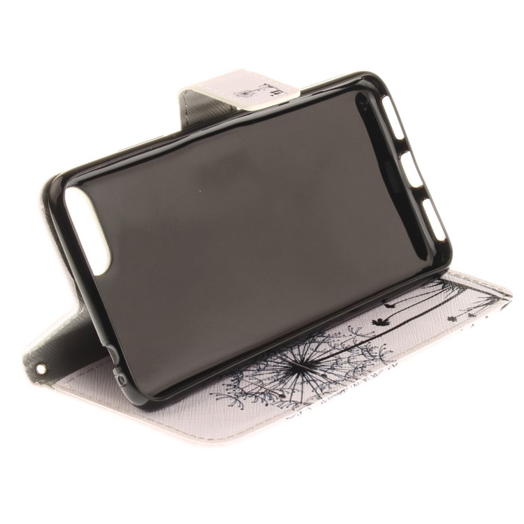 Pattern Printing Magnetic Leather Wallet Case for Asus Zenfone 4 MAX /4 Max Pro /4 Max Plus ZC554KL - Dandelion and Lovers-6