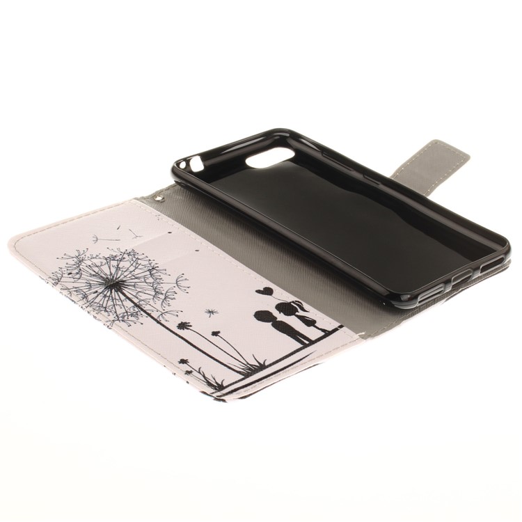 Pattern Printing Magnetic Leather Wallet Case for Asus Zenfone 4 MAX /4 Max Pro /4 Max Plus ZC554KL - Dandelion and Lovers-8