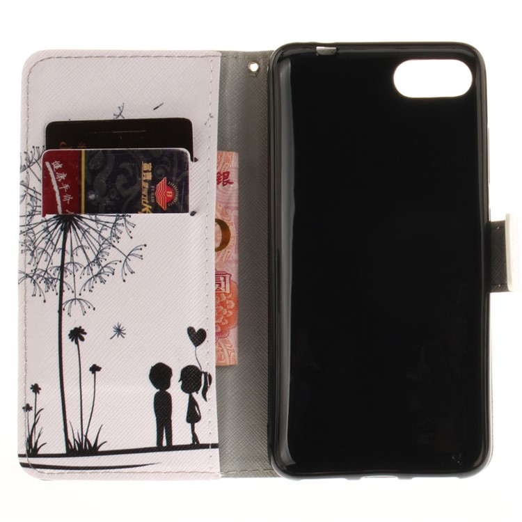 Pattern Printing Magnetic Leather Wallet Case for Asus Zenfone 4 MAX /4 Max Pro /4 Max Plus ZC554KL - Dandelion and Lovers-9