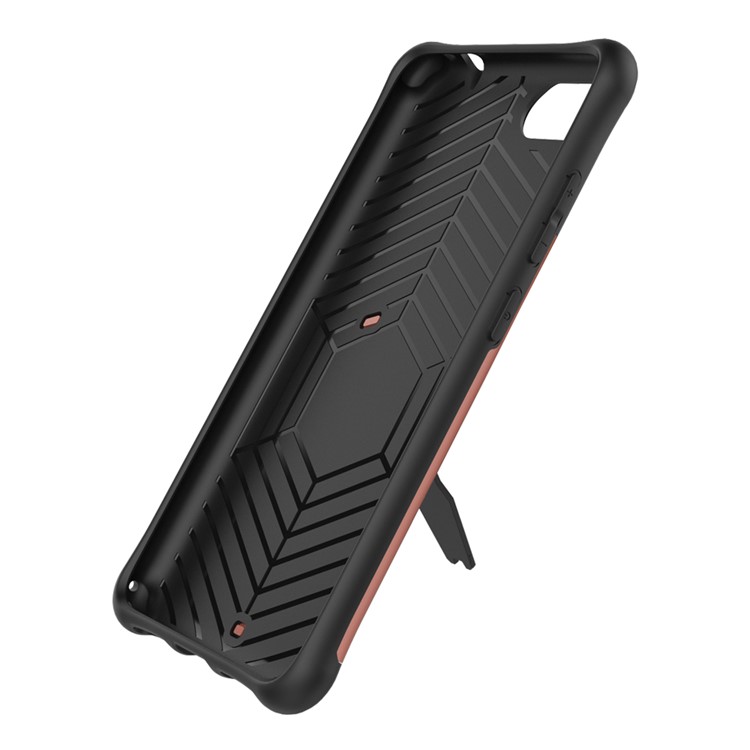 Soft TPU + Plastic Combo Detachable Phone Case with 360-degree Rotary Kickstand for Asus ZenFone 4 Max (ZC554KL) / Max Pro (ZC554KL) / Max Plus (ZC554KL) - Rose Gold-10