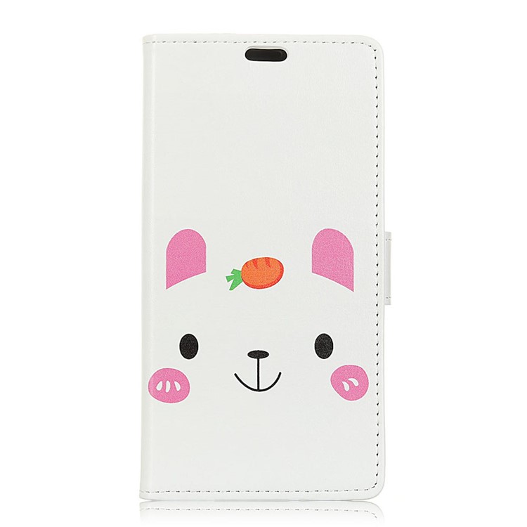 Pattern Printing Leather Wallet Cover for Asus Zenfone 4 Selfie ZD553KL/ 4 Selfie ZB553KL/ 4 Selfie Lite ZB553KL - Cartoon Pattern-2