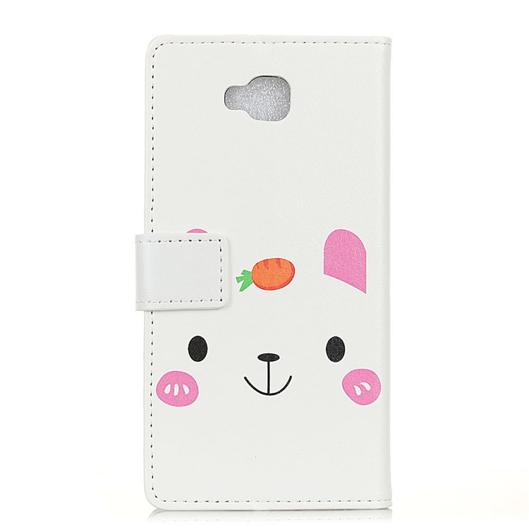 Pattern Printing Leather Wallet Cover for Asus Zenfone 4 Selfie ZD553KL/ 4 Selfie ZB553KL/ 4 Selfie Lite ZB553KL - Cartoon Pattern-3