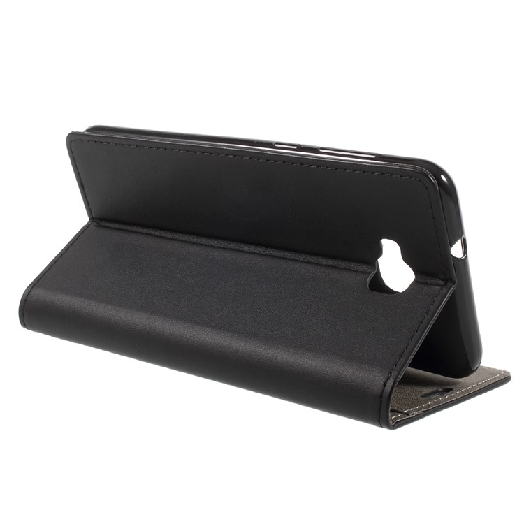 PU Leather Wallet Stand Mobile Phone Case for Asus Zenfone 4 Selfie ZD553KL/ 4 Selfie ZB553KL/ 4 Selfie Lite ZB553KL - Black-5