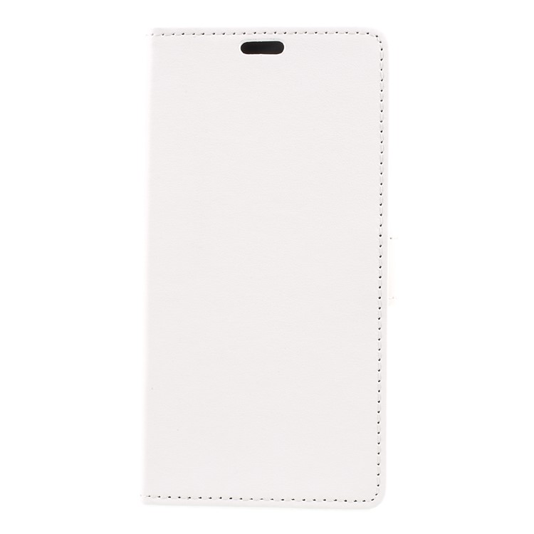 PU Leather Wallet Mobile Phone Cover with Stand for Asus Zenfone 4 Selfie ZD553KL/ 4 Selfie ZB553KL/ 4 Selfie Lite ZB553KL - White-1