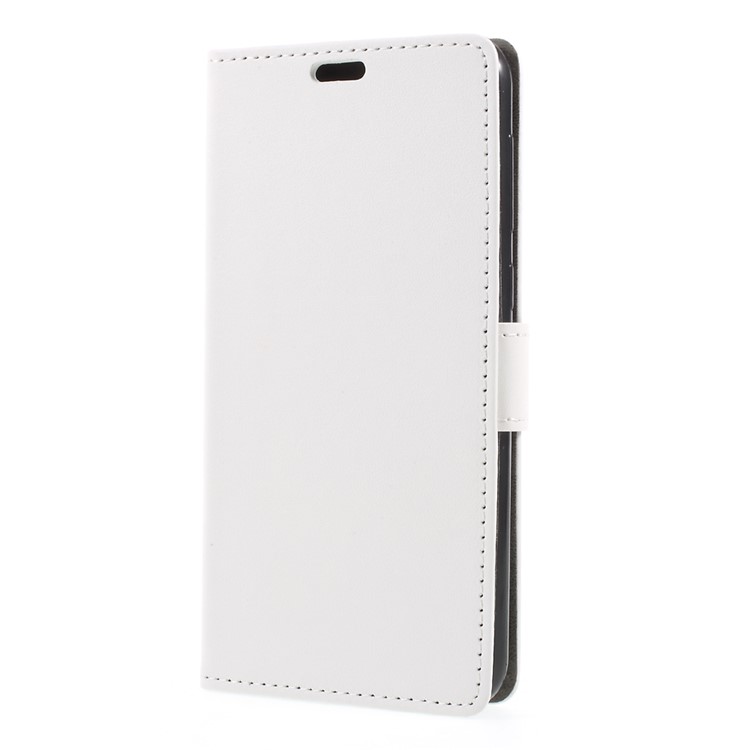 PU Leather Wallet Mobile Phone Cover with Stand for Asus Zenfone 4 Selfie ZD553KL/ 4 Selfie ZB553KL/ 4 Selfie Lite ZB553KL - White-3