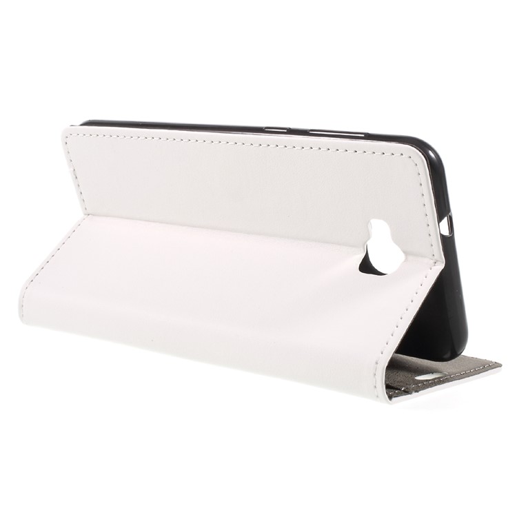 PU Leather Wallet Mobile Phone Cover with Stand for Asus Zenfone 4 Selfie ZD553KL/ 4 Selfie ZB553KL/ 4 Selfie Lite ZB553KL - White-5