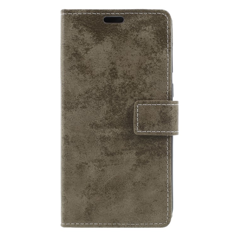Vintage Style PU Leather Stand Wallet Mobile Phone Shell for Asus Zenfone 4 Selfie ZD553KL/ 4 Selfie ZB553KL/ 4 Selfie Lite ZB553KL - Khaki-1