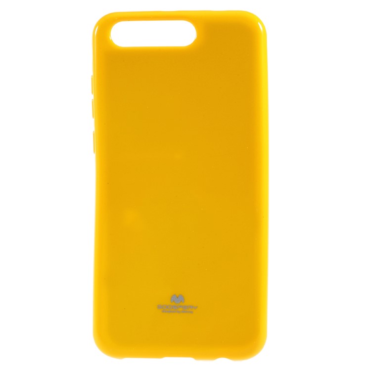 MERCURY GOOSPERY Glitter Powder Jelly Gel Back Case for Asus Zenfone 4 Pro ZS551KL - Yellow-1