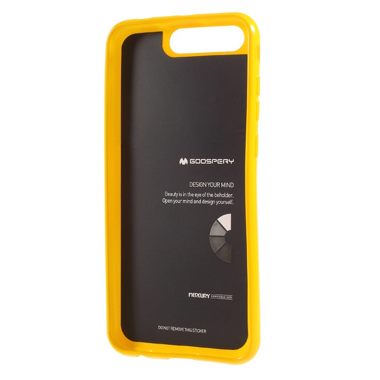 MERCURY GOOSPERY Glitter Powder Jelly Gel Back Case for Asus Zenfone 4 Pro ZS551KL - Yellow-3