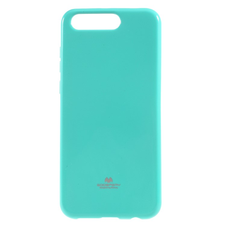 MERCURY GOOSPERY for Asus Zenfone 4 Pro ZS551KL Glitter Powder Jelly TPU Shell Casing - Cyan-1