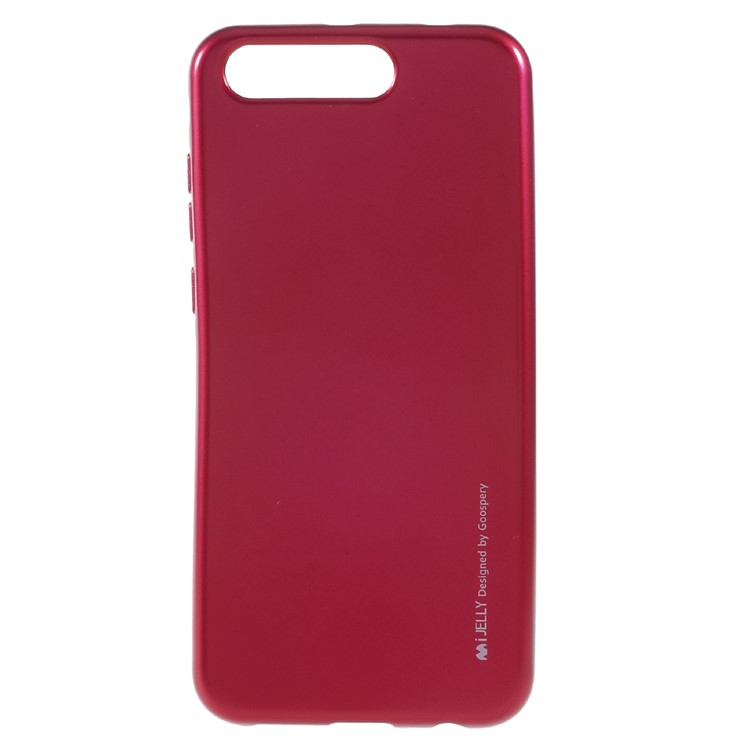MERCURY GOOSPERY i JELLY Metallic TPU Back Mobile Phone Cover for Asus ZenFone 4 Pro (ZS551KL) - Red-1
