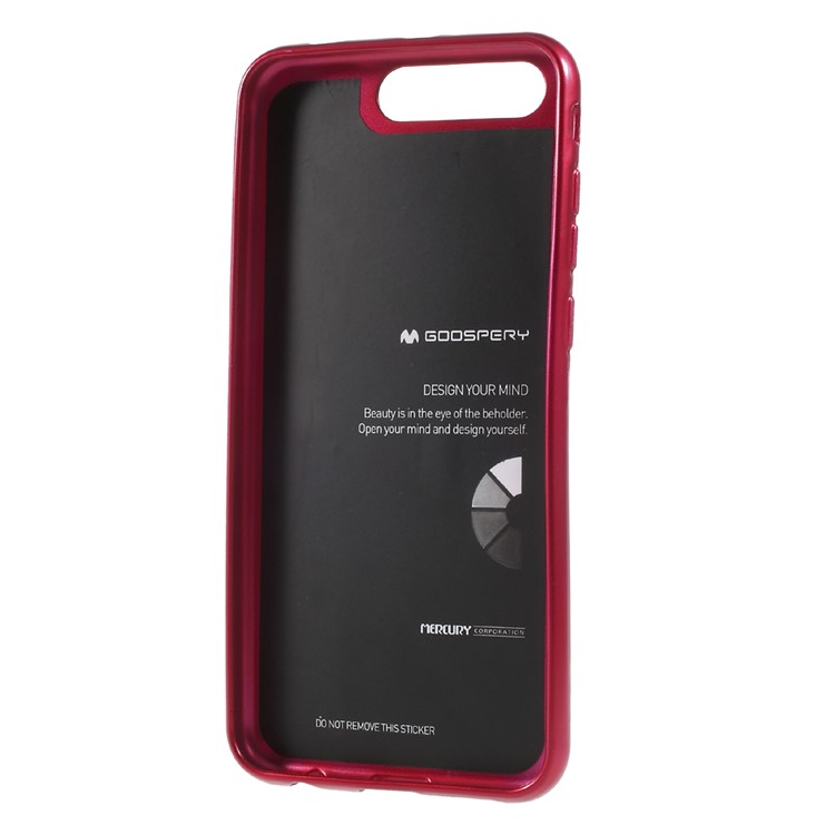 MERCURY GOOSPERY i JELLY Metallic TPU Back Mobile Phone Cover for Asus ZenFone 4 Pro (ZS551KL) - Red-3