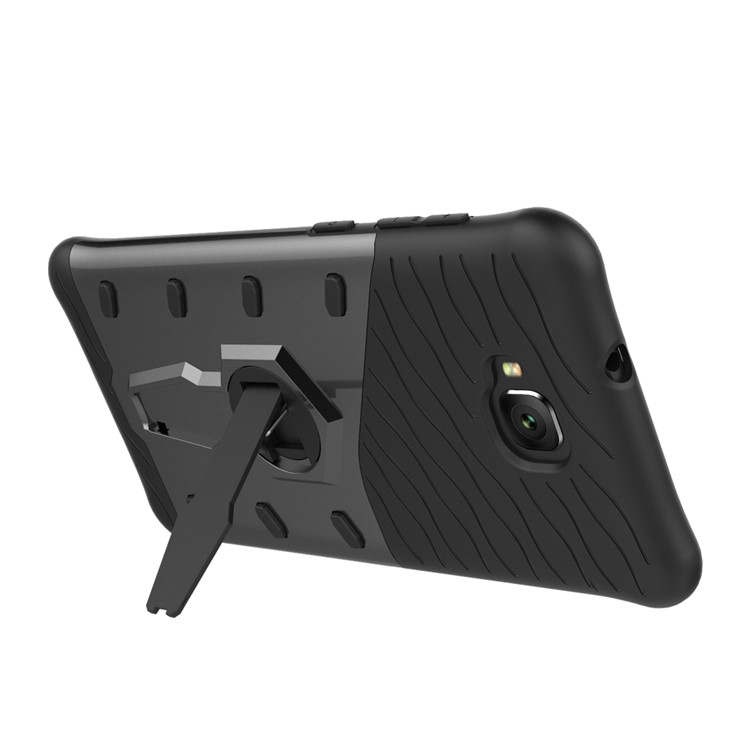 Soft TPU + Plastic Combo Detachable Phone Casing with 360-degree Rotary Kickstand for Asus Zenfone 4 Selfie ZD553KL - Grey-4