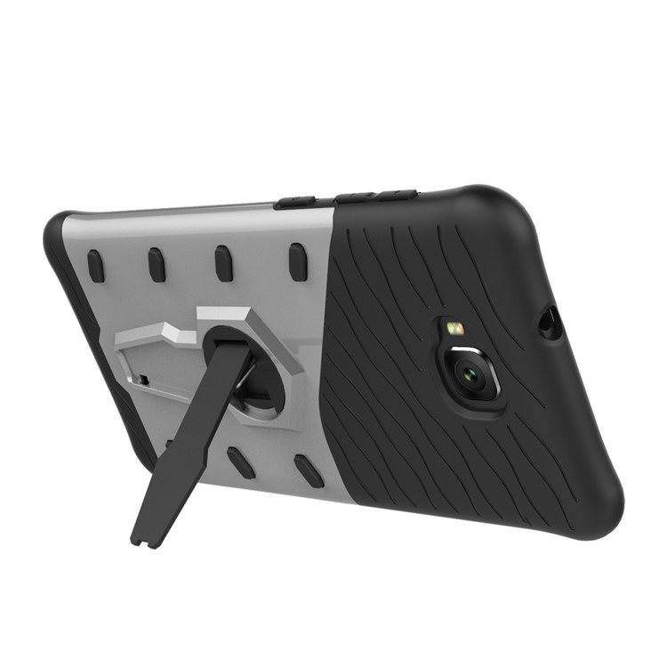 Soft TPU + Plastic Combo Detachable Phone Cover with 360-degree Rotary Kickstand for Asus Zenfone 4 Selfie ZD553KL/ 4 Selfie ZB553KL/ 4 Selfie Lite ZB553KL - Silver-4